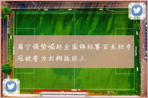 周宁强势崛起全国锦标赛百米栏夺冠被誉为刘翔接班人